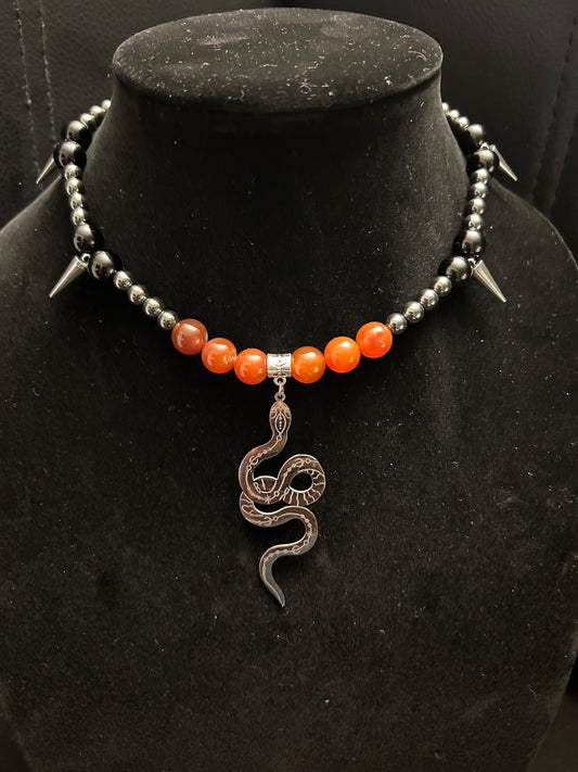 Snake spiked piece